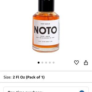 Noto Botanics Deep Serum - Orange and Black